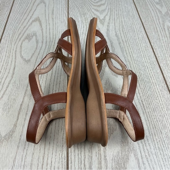SOUL Naturalizer Solo Women's Strappy Sandals 9.5M Toffee Faux Leather $80 - Picture 4 of 9